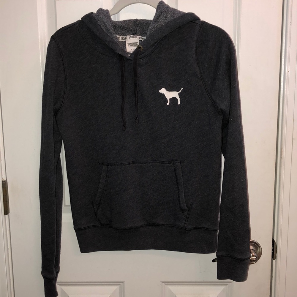 PINK grey hoodie
